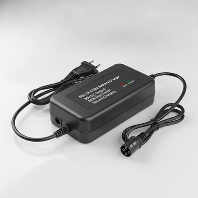 Зарядное устройство для электровелосипеда 48V 2A с выходным напряжением 36V DC и максимальной мощностью 84 Вт для безопасной зарядки